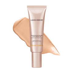 Laura Mercier creme teintée lumineuse, bouteille chic pour un teint éclatant
