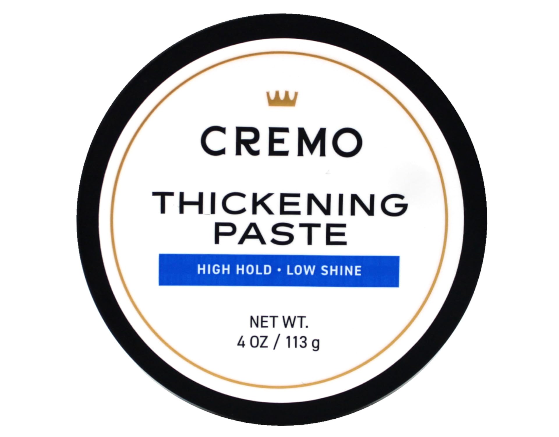 Pâte Barber Grade de Cremo, tenue longue durée et contrôle du volume.
