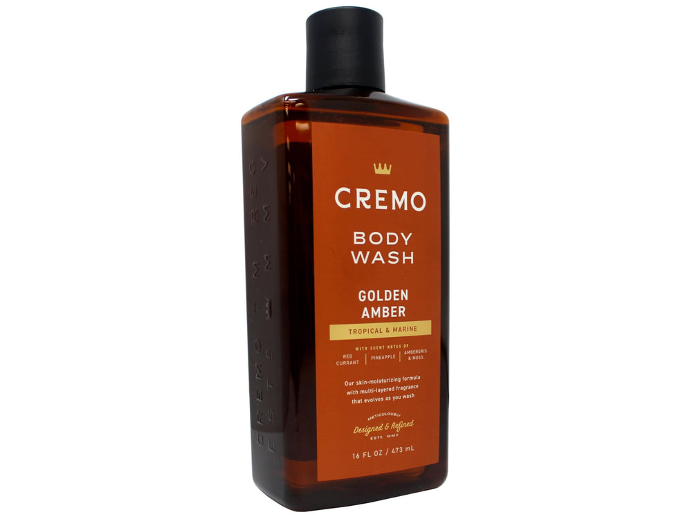 Bouteille généreuse de 473 ml de gel douche Cremo.