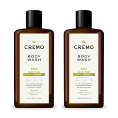 Cremo mousse riche avec sauge et citrus, parfum vivifiant et huile de marula.