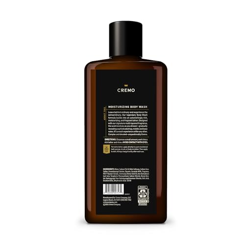 Cremo Gel Douche Homme, accord de chêne américain pour une peau vivifiée.