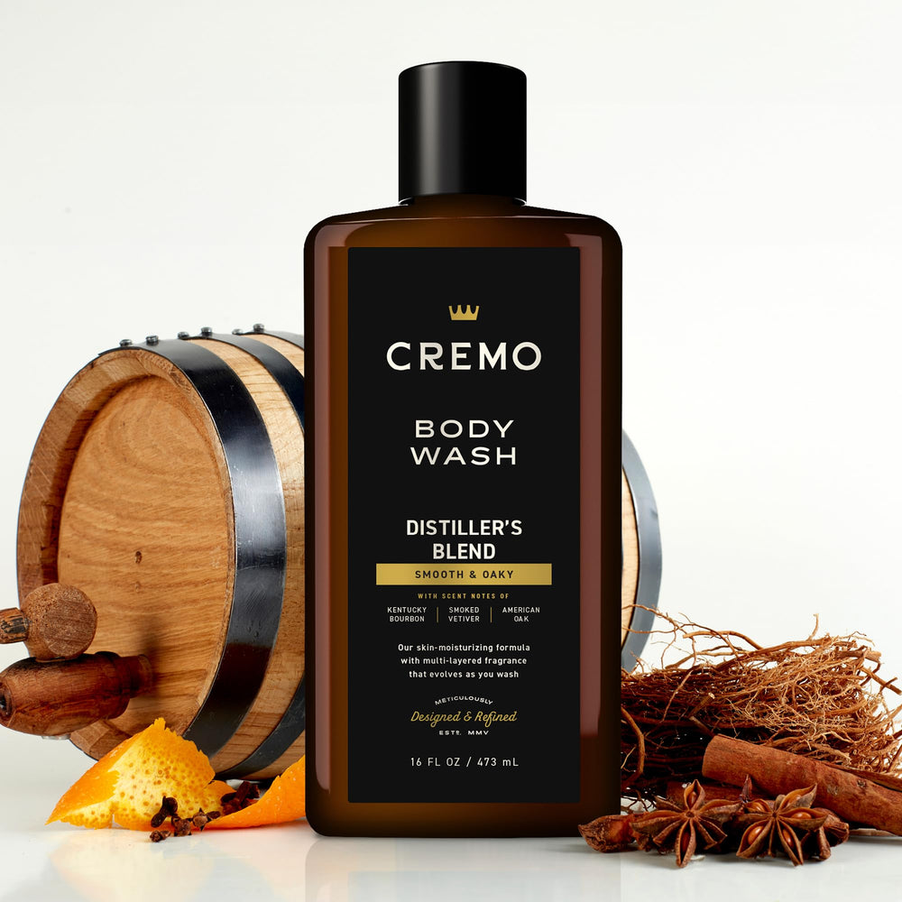 Cremo Gel Douche Homme, mousse onctueuse qui nettoie sans résidu collant.