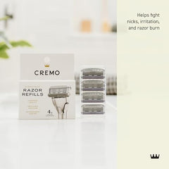 Gel hydratant infusé par Cremo pour une glisse fluide pendant le rasage