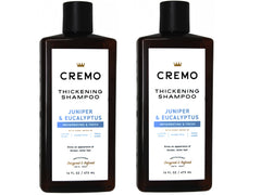 Shampoing Cremo Genievre Eucalyptus – bouteille en vedette, donne du volume