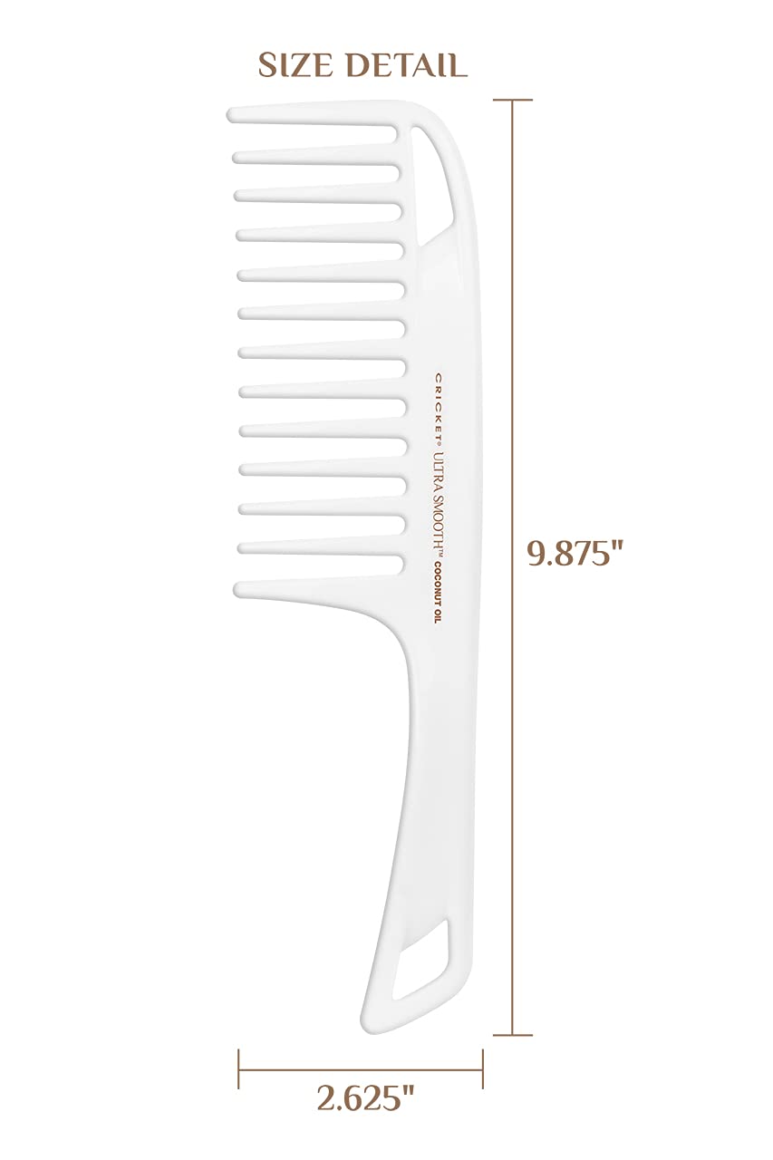 Cricket peigne demelant coco keratine pour cheveux doux et brillants