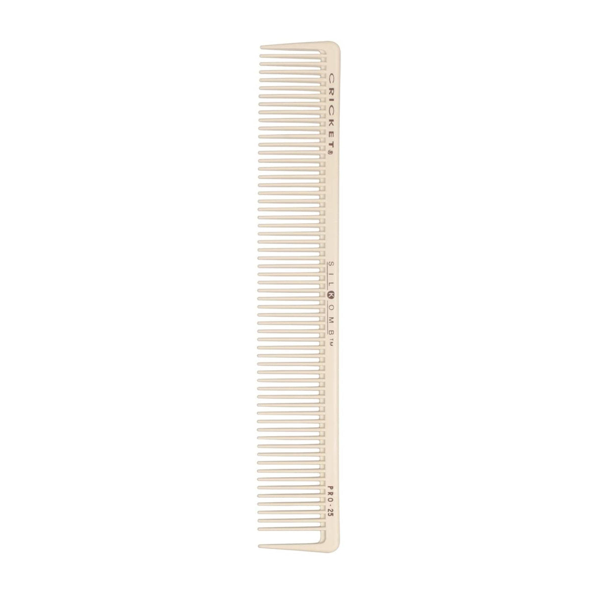 Cricket Silkomb Pro-25 – dents sans couture pour une coupe fluide.