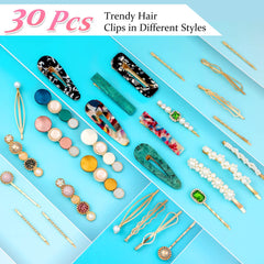 Cridoz barrettes dents anti-glisse pour tous types de cheveux.