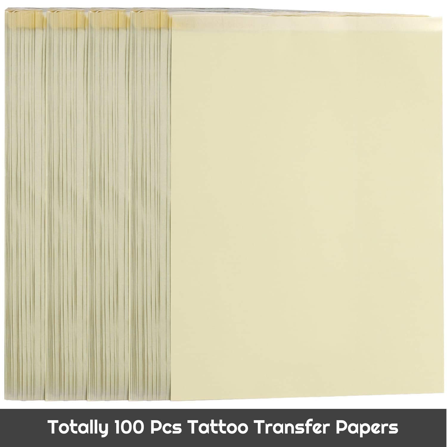 Cridoz papier transfert tatouage bleu, format 4 plis assure stabilité et clarté du motif.