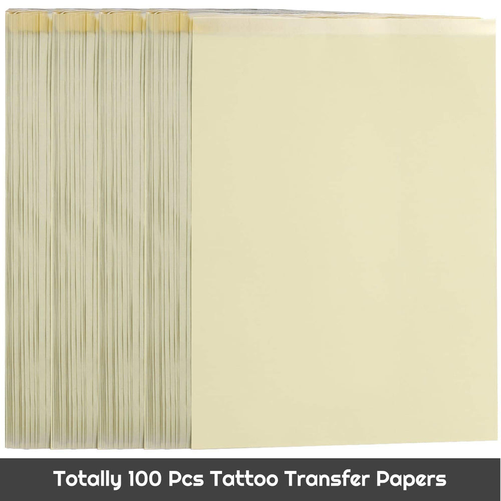 Cridoz papier transfert tatouage bleu, format 4 plis assure stabilité et clarté du motif.