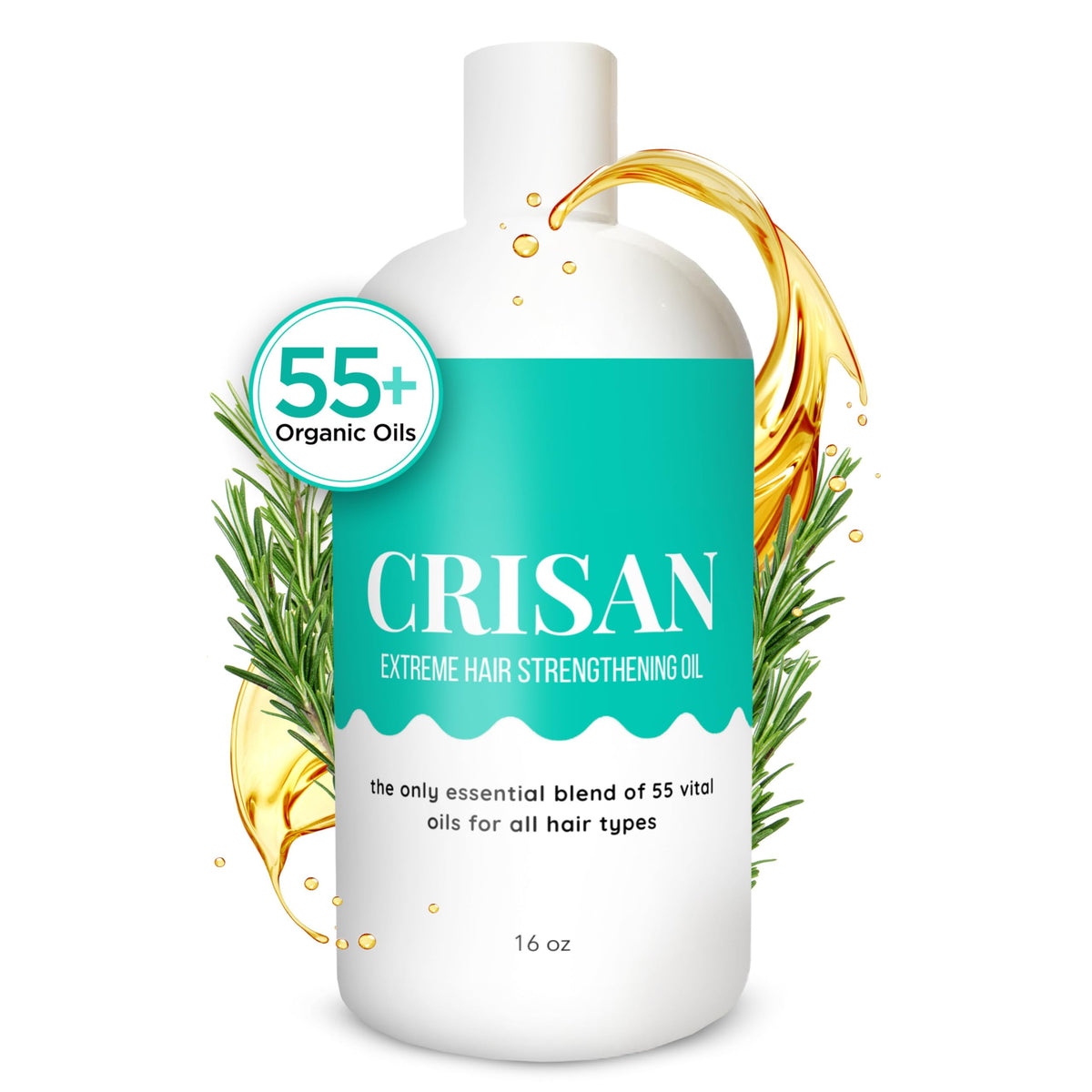 CRISAN huile croissance cheveux extreme 16oz – soutien potentiel à la densité et à la vitalité.