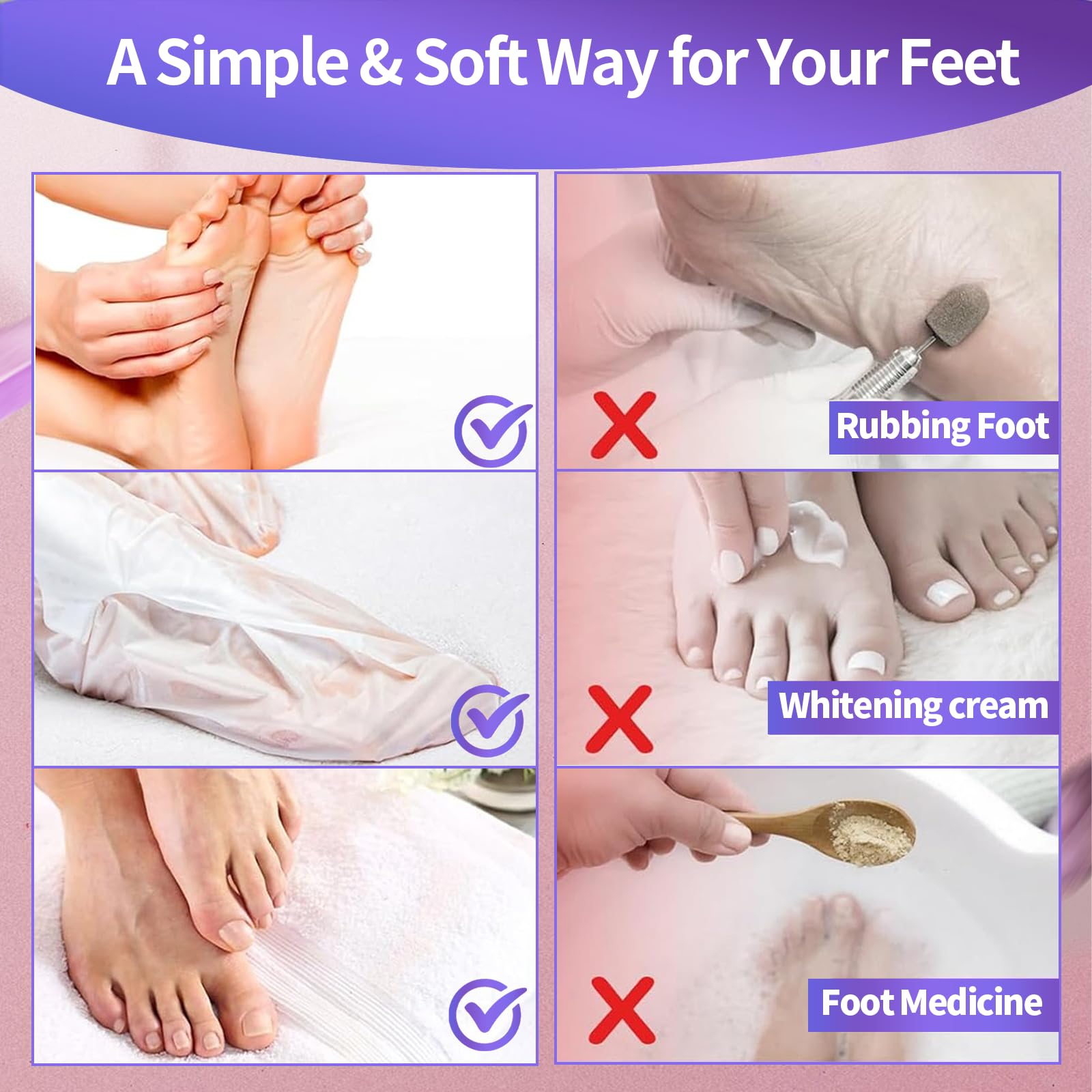 CRISTALBOX Pieds doux : résultats confortables après utilisation régulière.