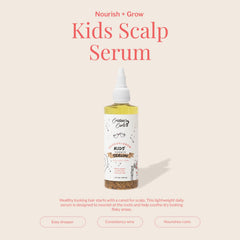 Cristina's Curls Sérum Cuir Chevelu Kids – gouttelette précise pour appliquer le soin le long des raies.