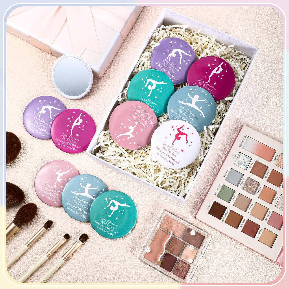 croblissful miroir rhinestones, qualité élégante pour le sac et le bureau.