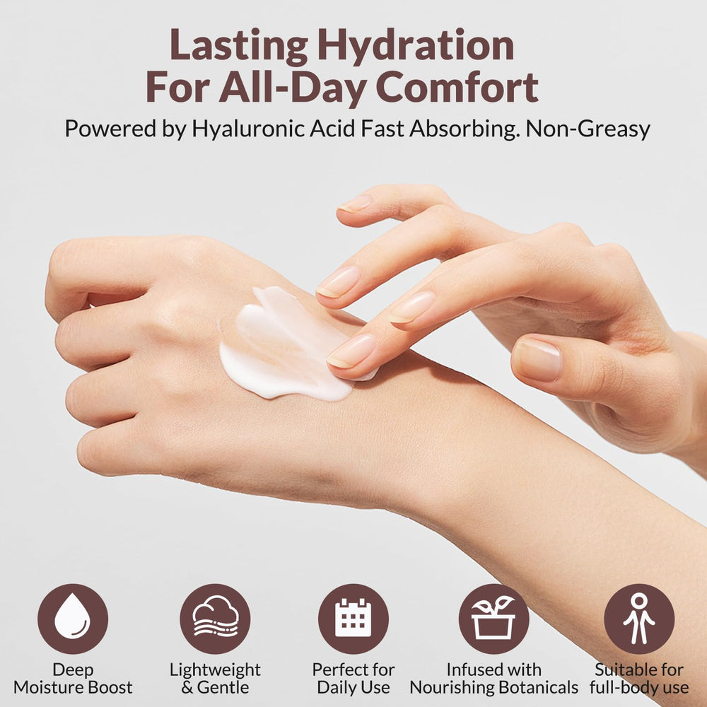 Crogooe eczema cream swatch on skin reveals hydrated, calm feel