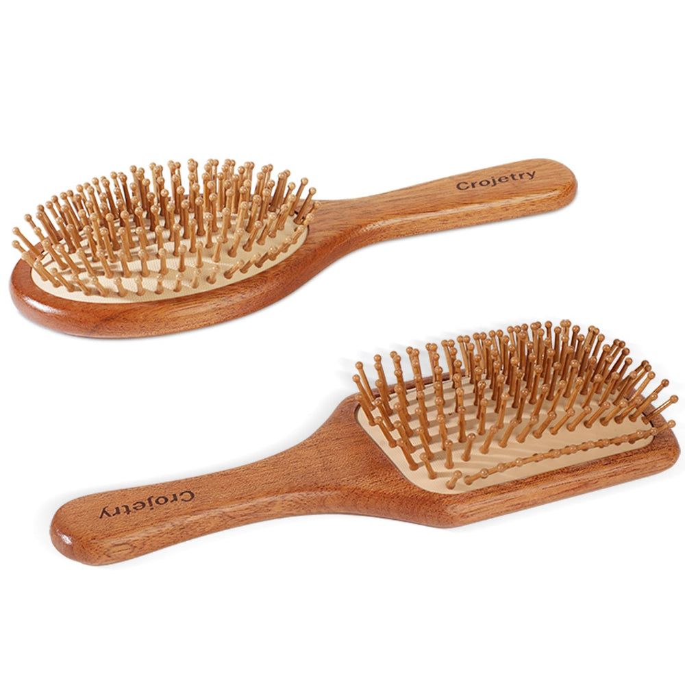 Crojetry massage-cuir-chevelu bambou oval offre pression agréable et détente.