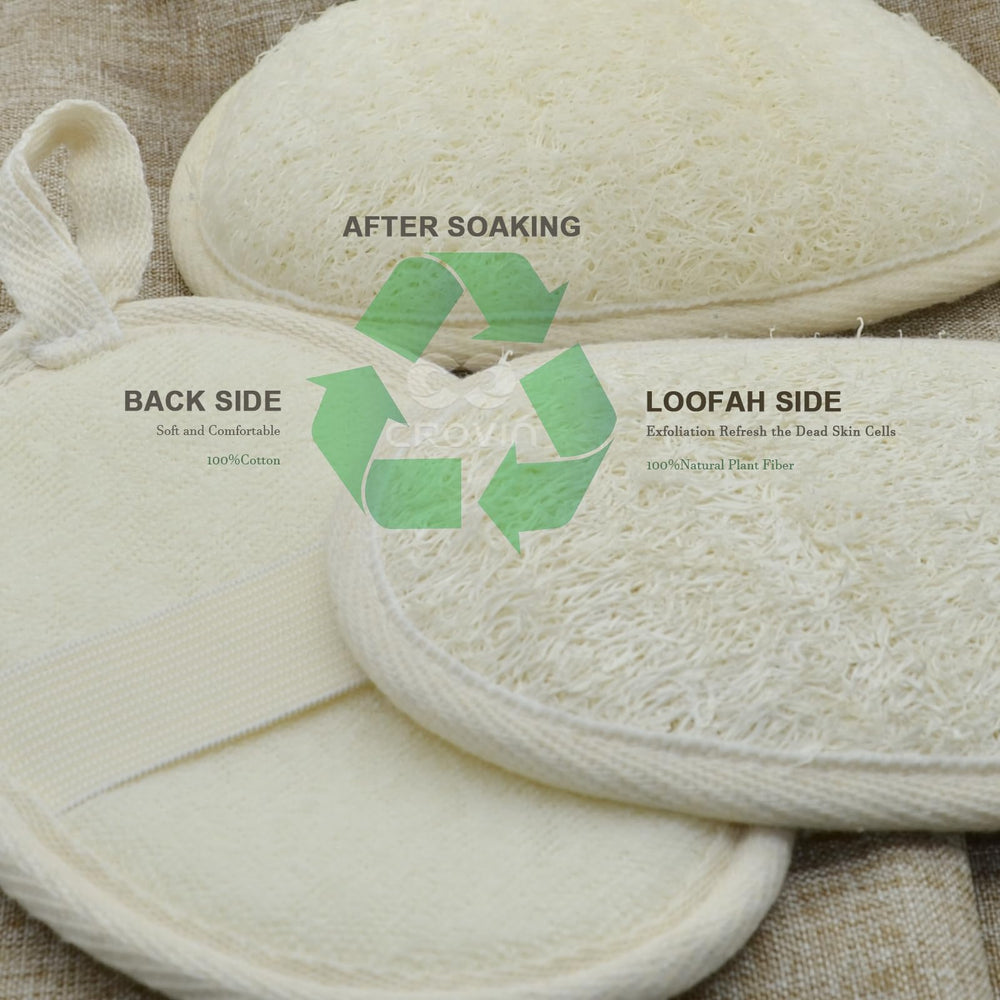 Éponge exfoliante CROVIN – durable et adaptée à divers types de peau