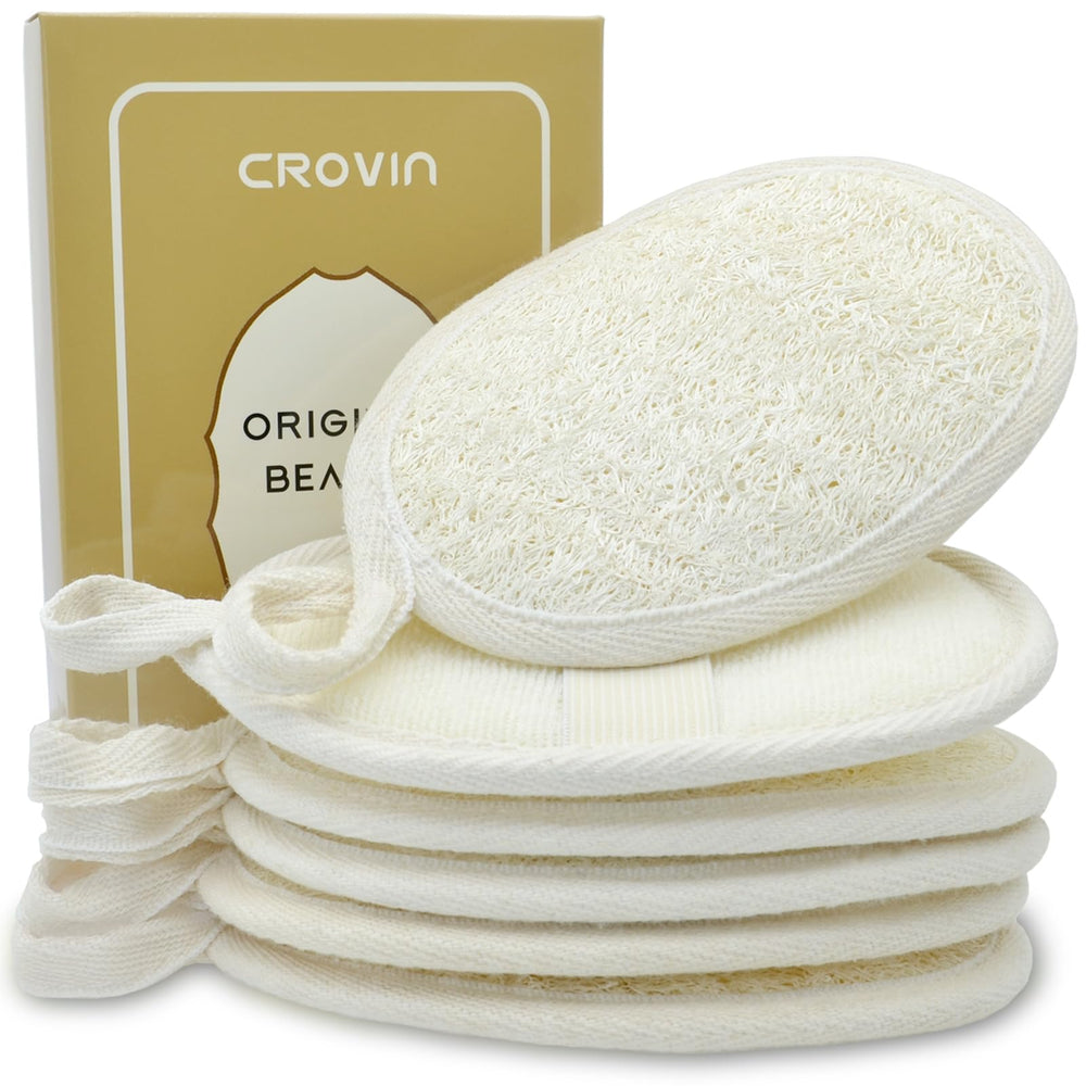 CROVIN luffa naturel – exfoliation douce pour peau lisse