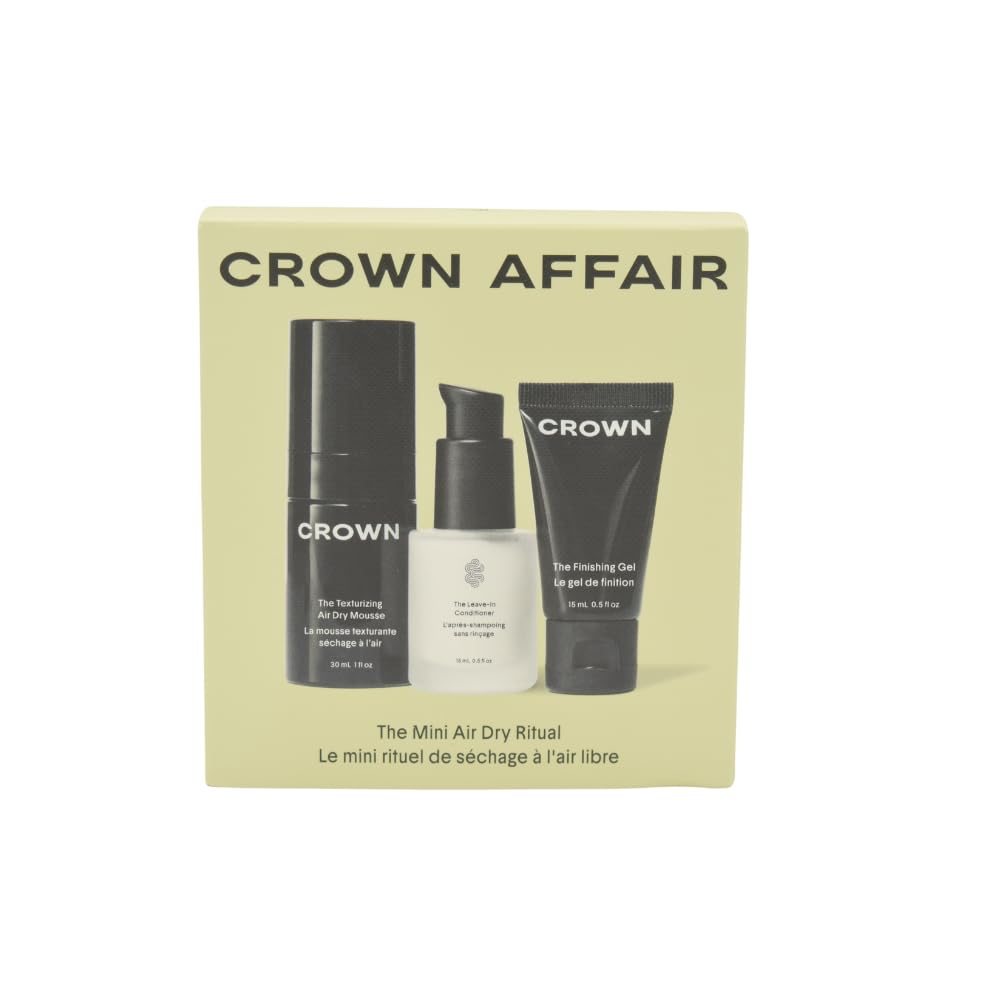 Crown Affair mousse texturisante pour séchage à l’air et texture naturelle
