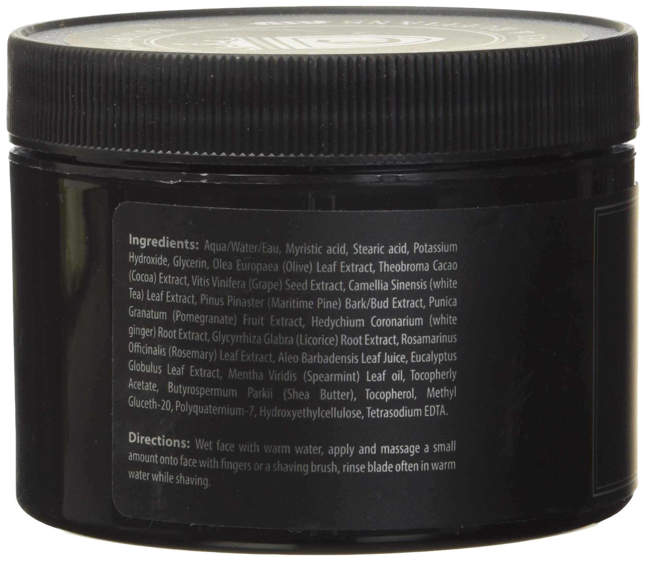 Emballage clair de la crème de rasage Crown Shaving Co.