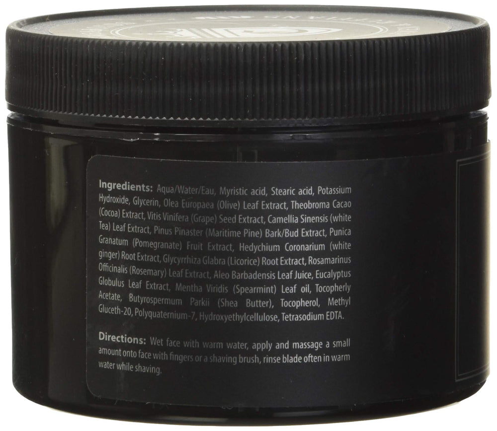 Emballage clair de la crème de rasage Crown Shaving Co.