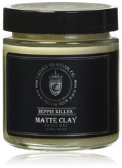 Crown Shaving Co Hippie Killer Matte Clay bouteille – fini mate naturel et tenue modulable.