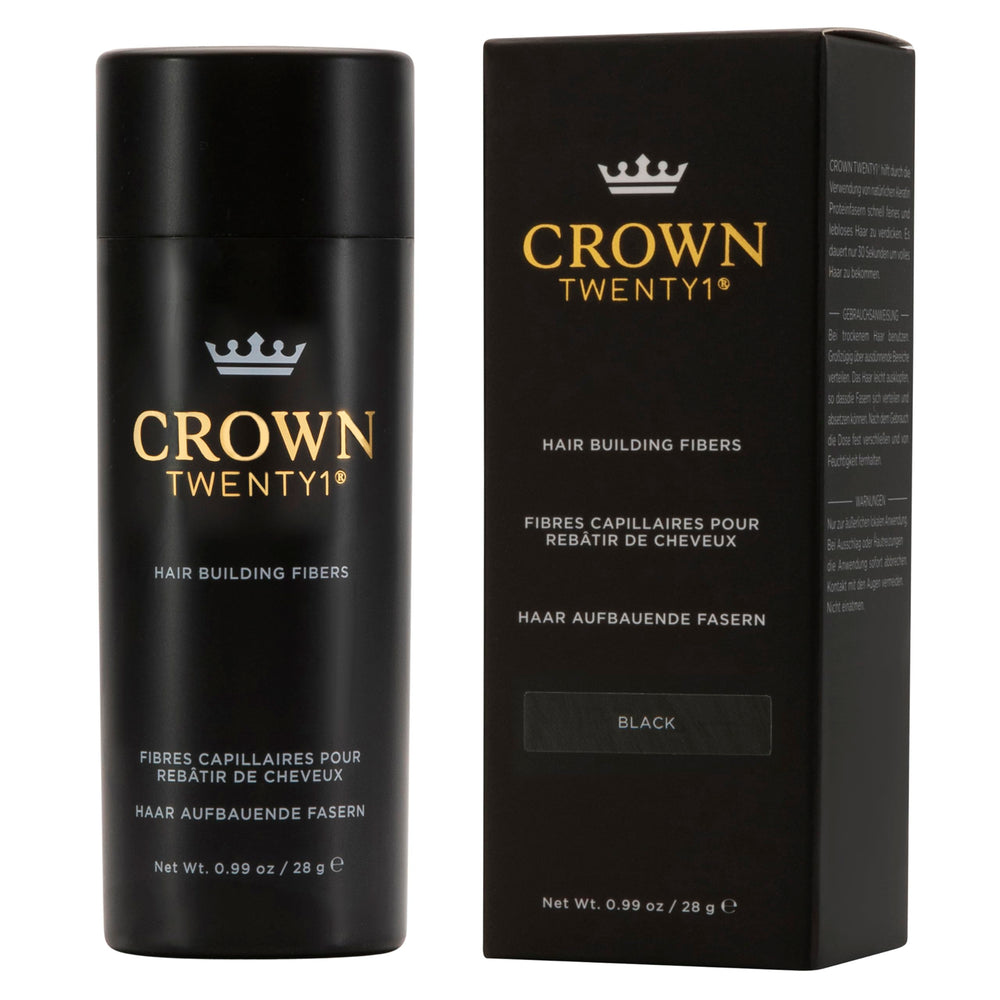 CROWN TWENTY1 fibres capillaires 28g – couverture instantanée des zones clairsemées