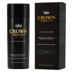 CROWN TWENTY1 fibres capillaires 28g – couverture instantanée des zones clairsemées
