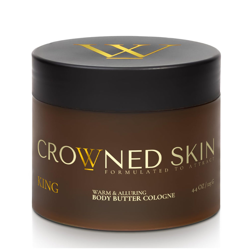 Crowned Skin King Beurre Cologné: hydratation riche et durable.