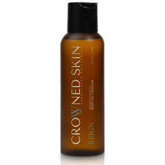 Crowned Skin Reign huile-corps homme-pompe, hydratation facile et parfum durable.