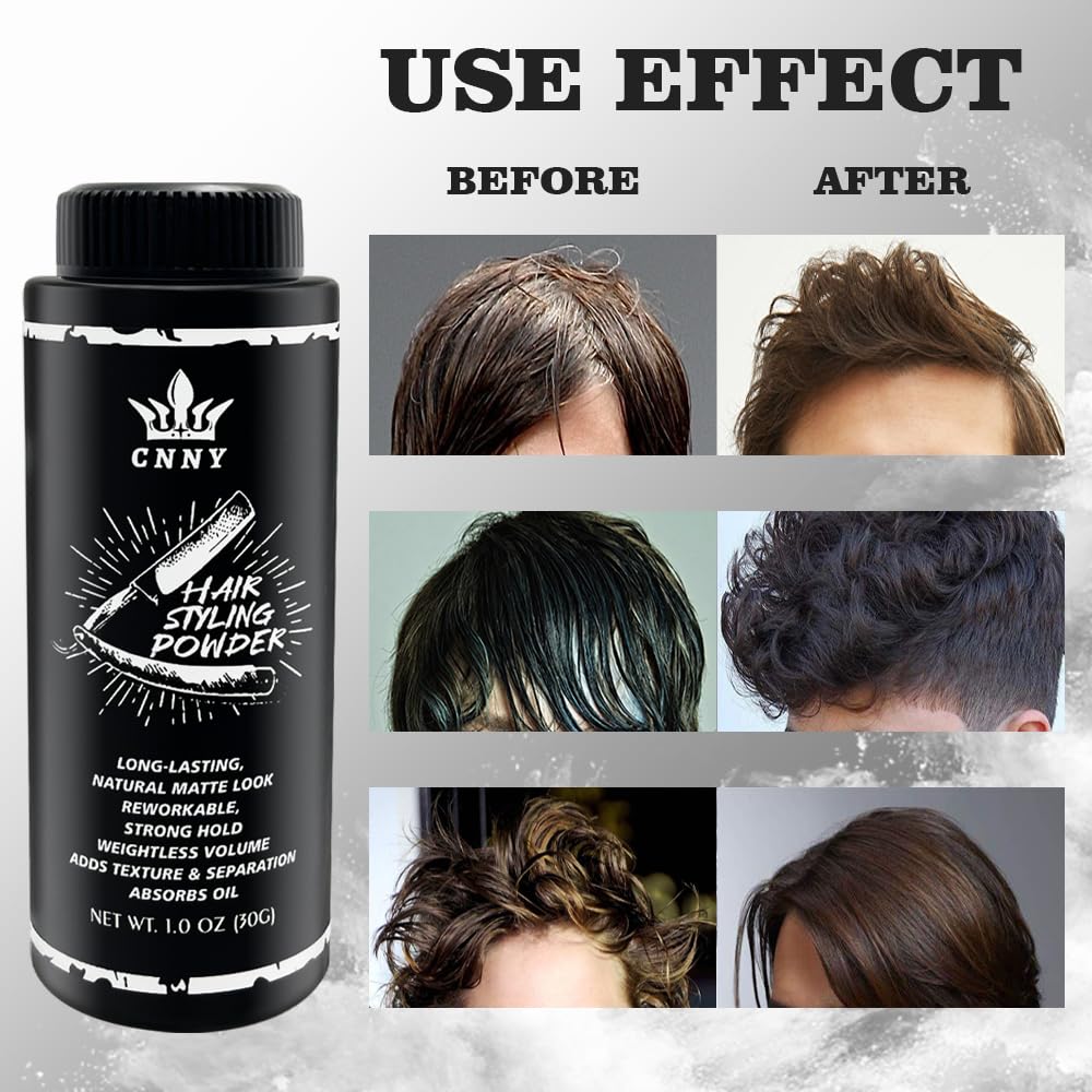 CNNY Poudre – volume visible et effet naturel sur la chevelure.