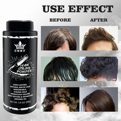 CNNY Poudre – volume visible et effet naturel sur la chevelure.