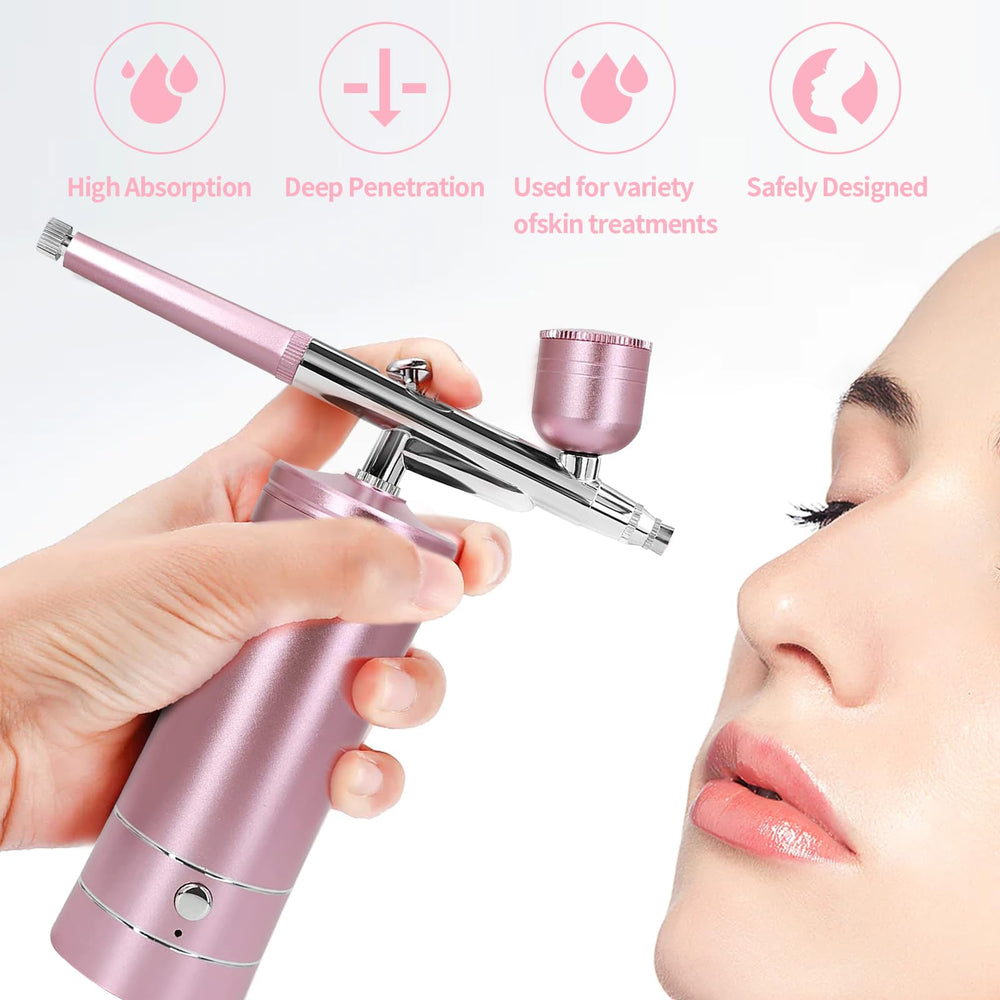 Crpen Airbrush Kit buse 0,3 mm rose, précision fine pour les détails.