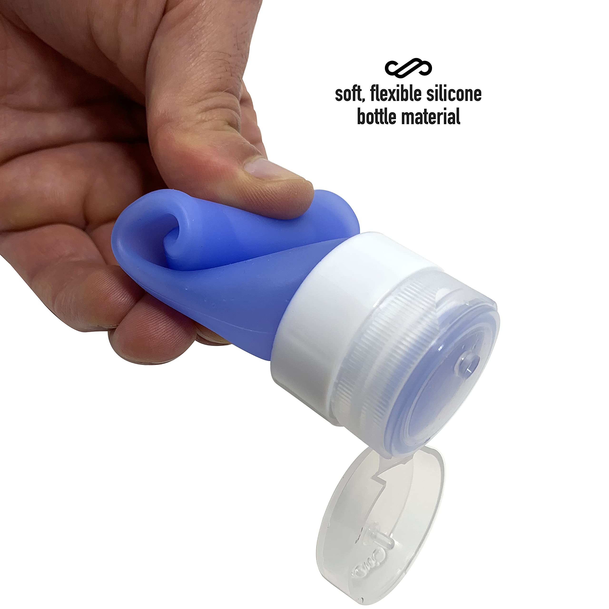 Clip mousqueton Cruise On pour fixer les contenants sur vos accessoires de voyage.