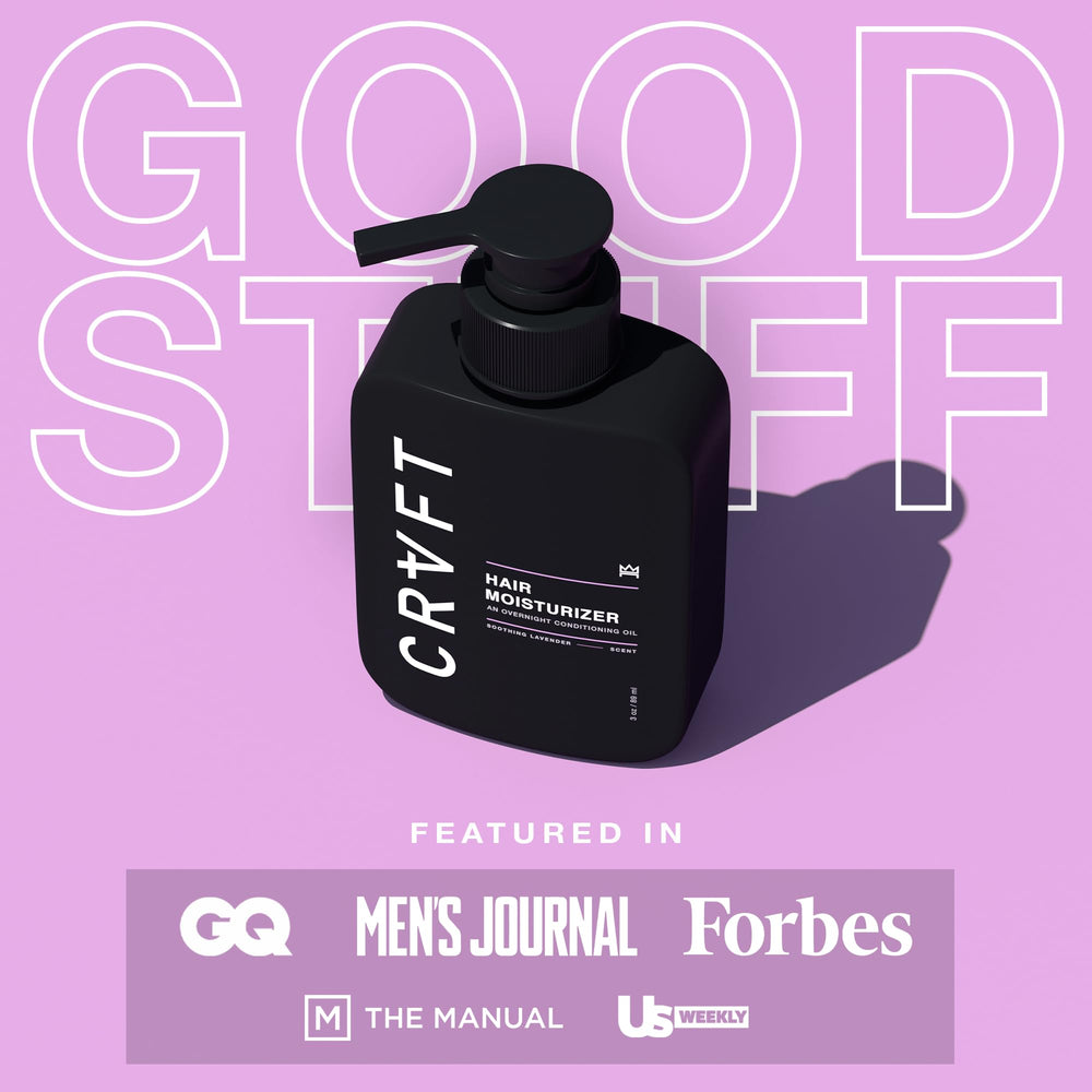 CRVFT Soin sans rinçage pour hommes - application sur cheveux pour démêlage doux