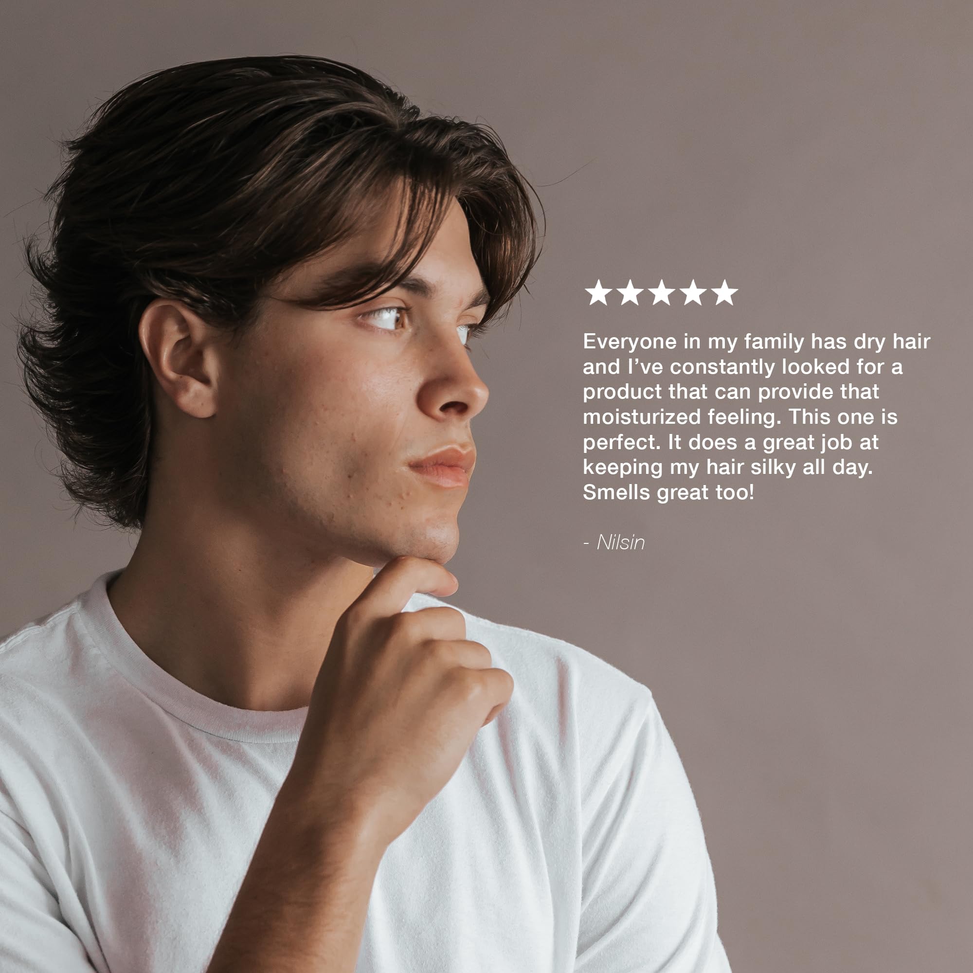CRVFT Soin sans rinçage pour hommes - coiffage rapide et maîtrise du look