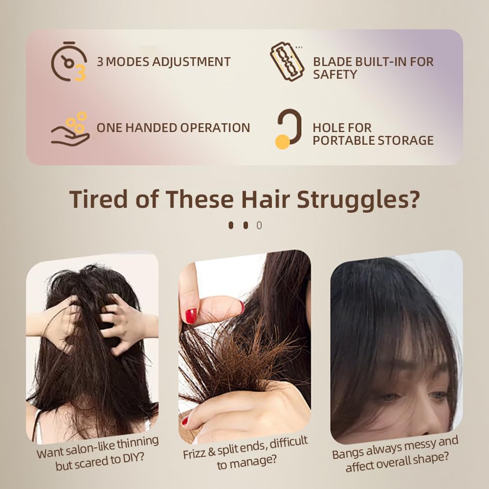 Cryslora Lames Inox Affinage Cheveux — lames durables pour un fini précis.