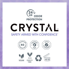 CRYSTAL bâton minéral Voyage – sans parfum et sans résidu sur la peau