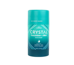 Crystal Essence déodorant bâton minéral sans aluminium, protection longue durée sans irritations.
