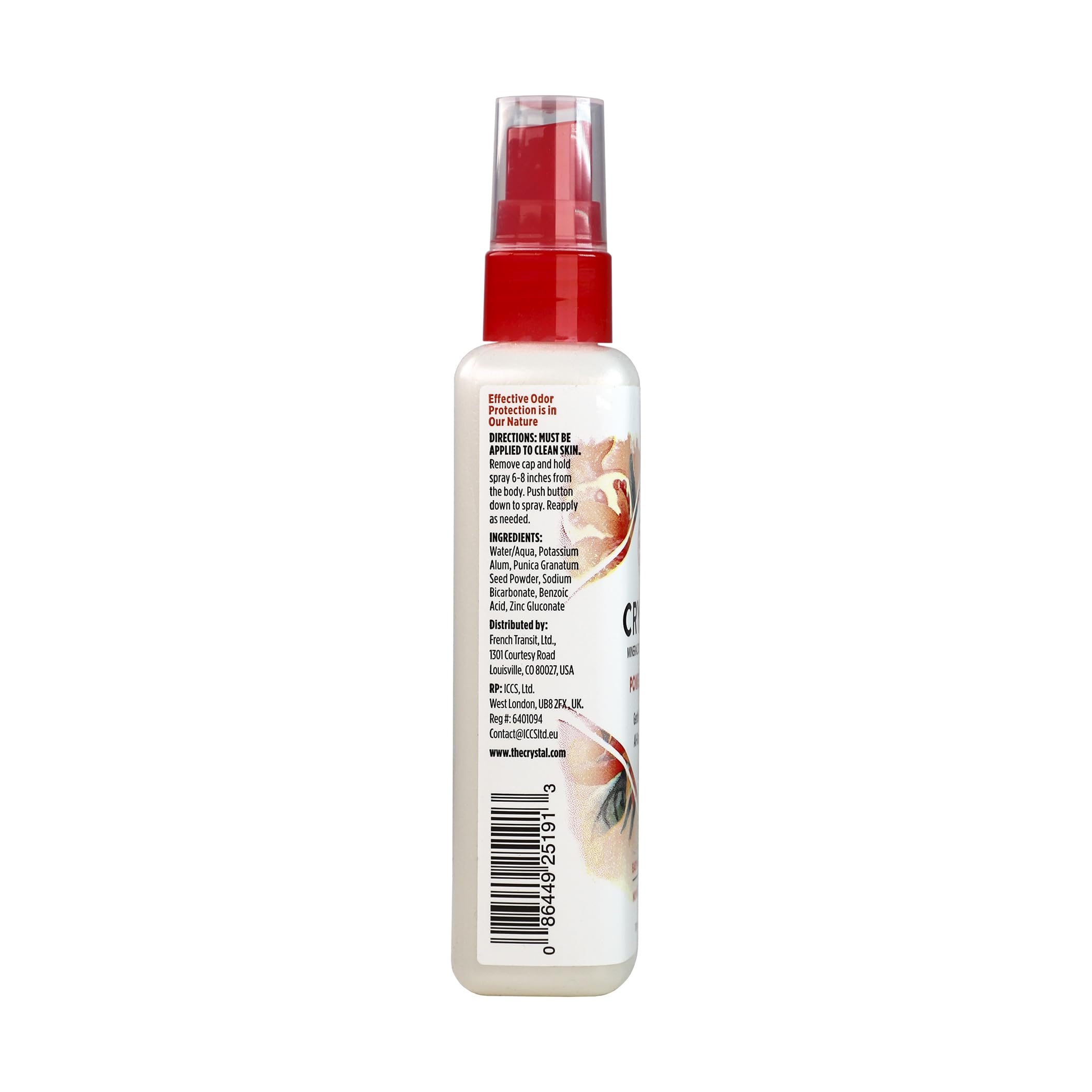 Zéro traces sur les vêtements grâce au déodorant Crystal Essence grenade.