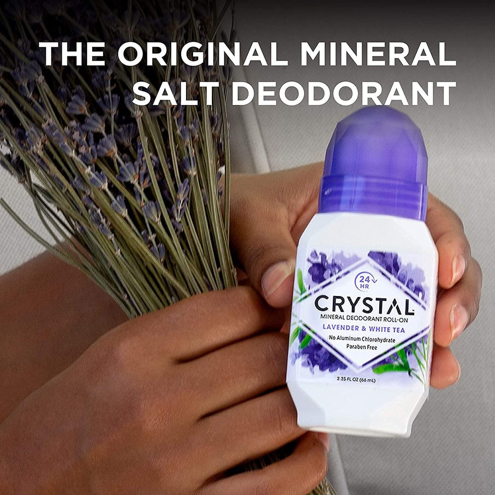 Convient aux journées actives, déodorant Crystal Essence offre une protection légère.