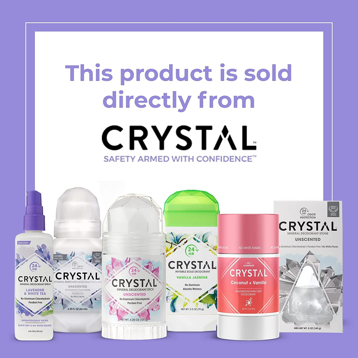 Pack 3x Crystal Essence roll-ons pratique au quotidien