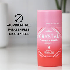 Crystal Essence parfum coco vanille, sensation agréable à l’application.