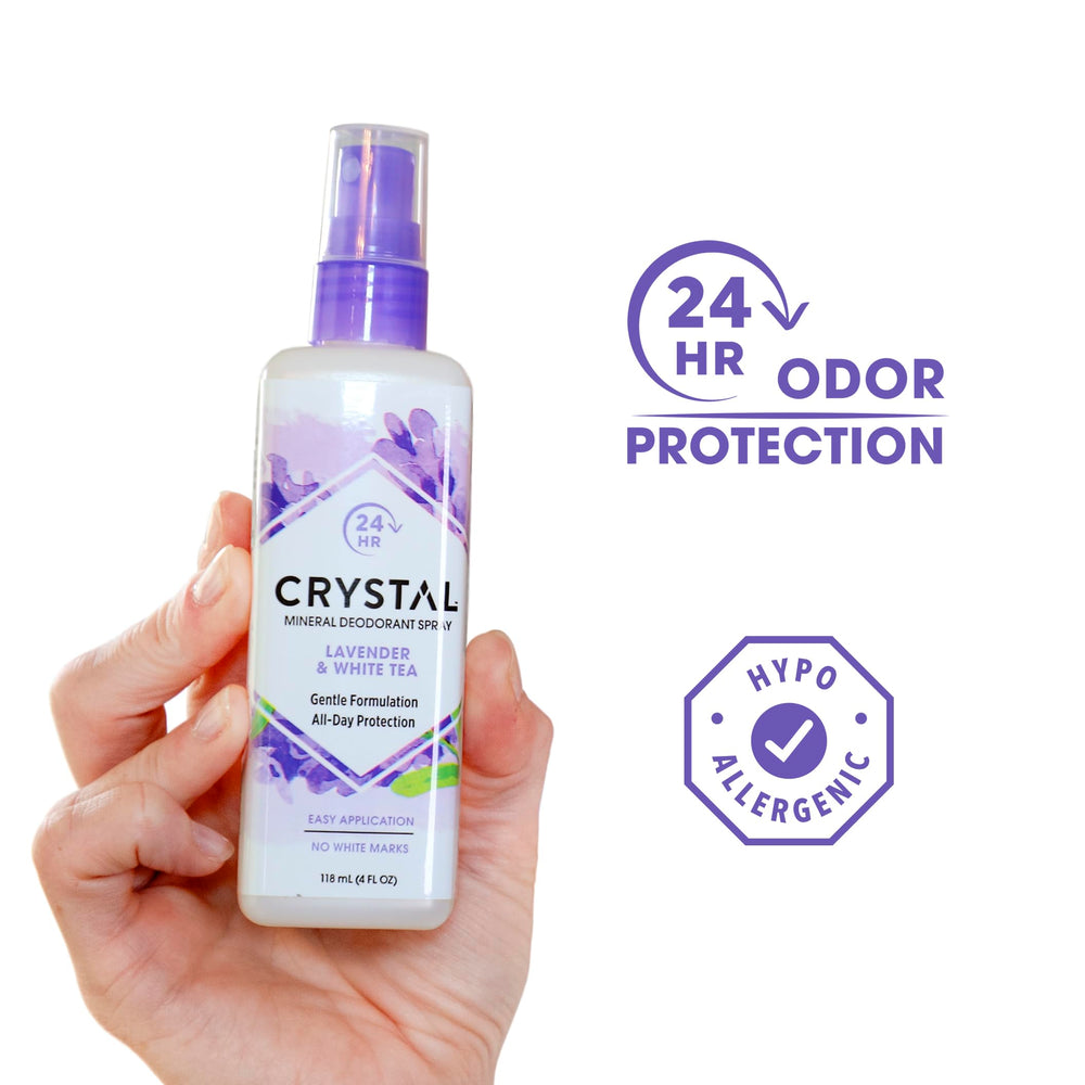 Parfum Lavande et Thé Blanc Crystal Essence pour une sensation fraîche au quotidien.