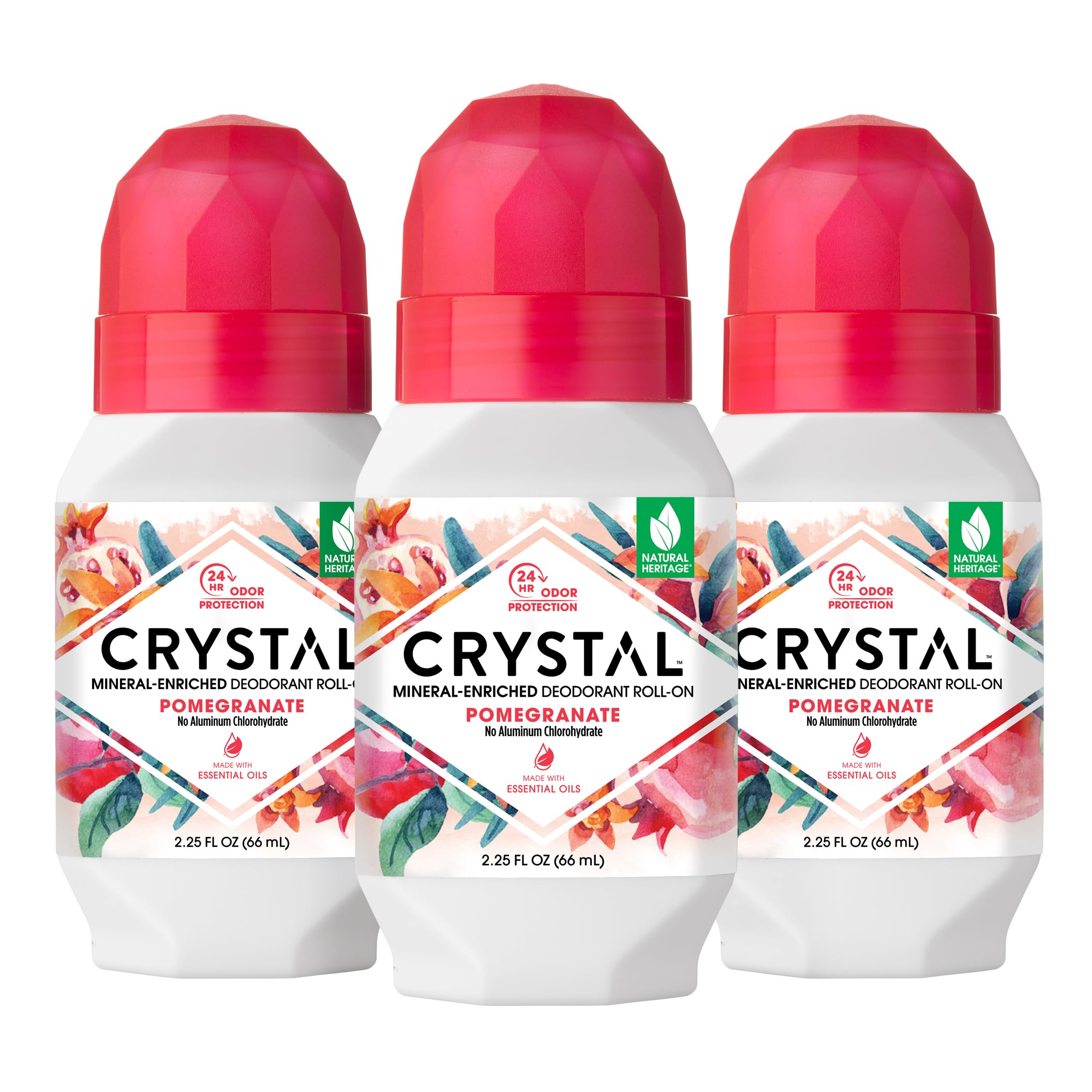 Crystal Essence roll-on grenade, bottle invisible et durable