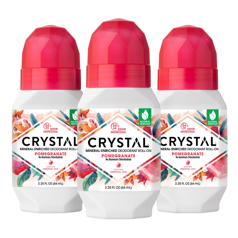 Crystal Essence roll-on grenade, bottle invisible et durable