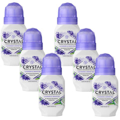 Crystal Essence roll-on Lavande et Thé blanc – flacon prêt pour l usage quotidien sans residue.