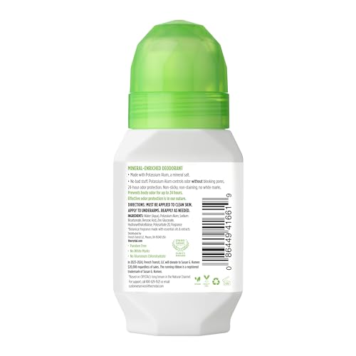Roll-on Crystal Essence vanille jasmin, application douce et rapide sans traces.