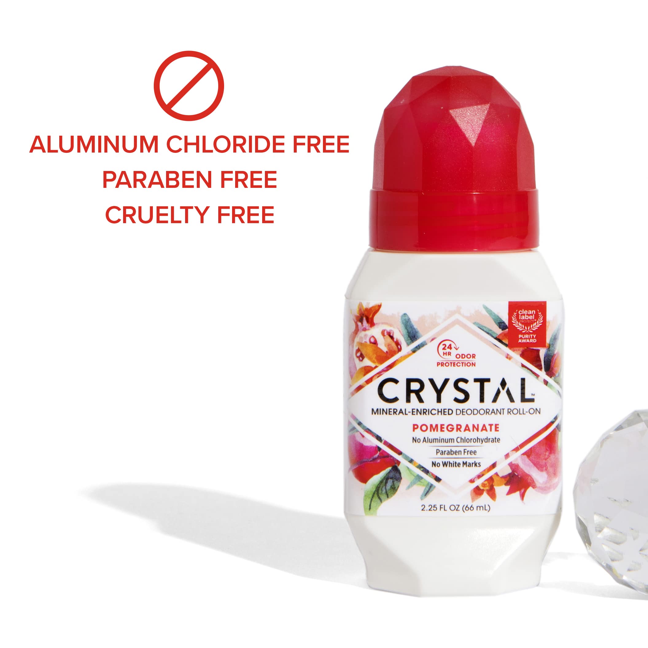 Sans aluminium Crystal Essence, douceur hypoallergénique