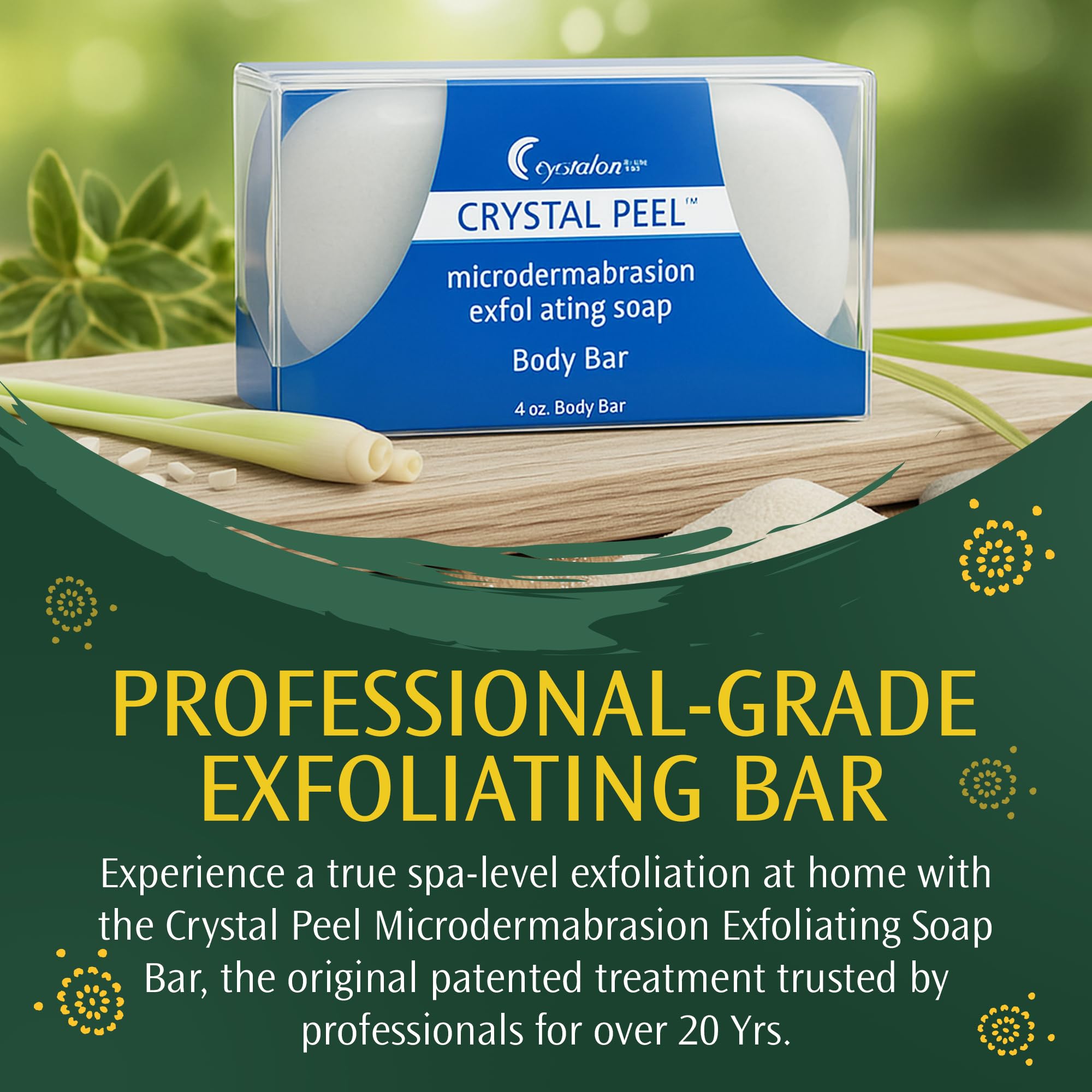 Crystal Peel, polissage microdermabrasion à domicile pour peau nette.