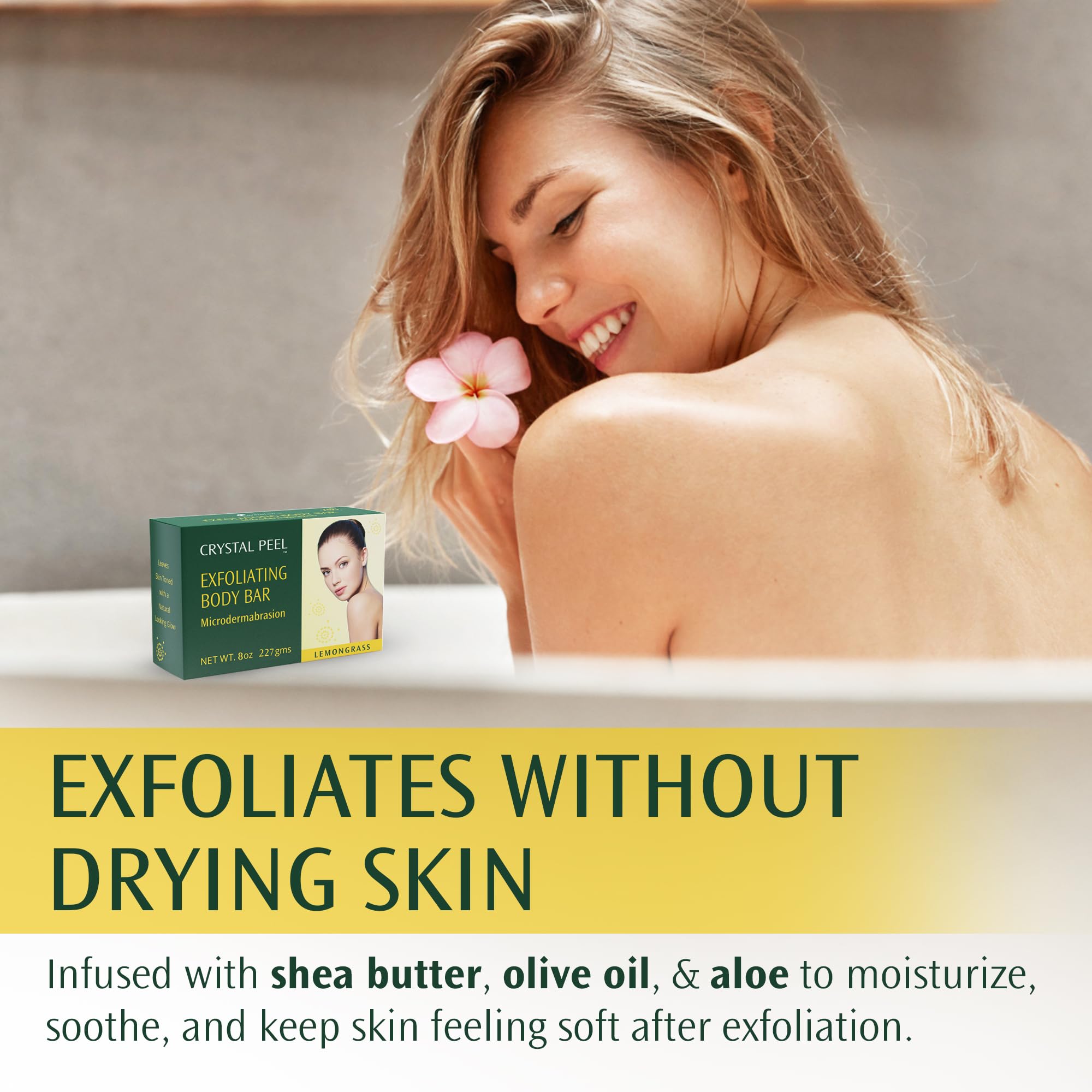 Crystal Peel usage pré-shave, préparation de la peau avant rasage.